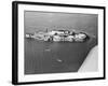 Distant View of Alcatraz Prison-null-Framed Photographic Print