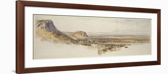 Distant View of Borghetto and Partenico-Edward Lear-Framed Giclee Print