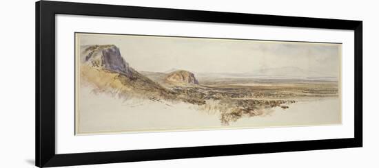 Distant View of Borghetto and Partenico-Edward Lear-Framed Giclee Print