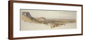 Distant View of Borghetto and Partenico-Edward Lear-Framed Giclee Print