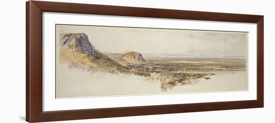 Distant View of Borghetto and Partenico-Edward Lear-Framed Giclee Print