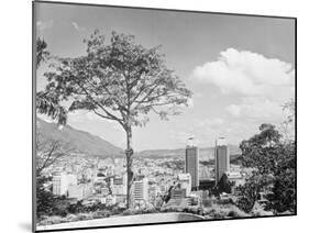 Distant View of Buildings of Caracas-null-Mounted Photographic Print