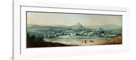 Distant View of Clitheroe, C.1730-Matthias Read-Framed Giclee Print