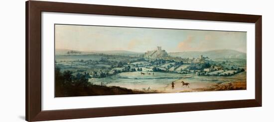 Distant View of Clitheroe, C.1730-Matthias Read-Framed Giclee Print