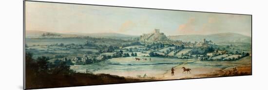 Distant View of Clitheroe, C.1730-Matthias Read-Mounted Giclee Print