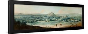 Distant View of Clitheroe, C.1730-Matthias Read-Framed Giclee Print