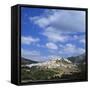 Distant View of Moulay Idriss, Morocco-Tony Gervis-Framed Stretched Canvas