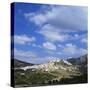 Distant View of Moulay Idriss, Morocco-Tony Gervis-Stretched Canvas