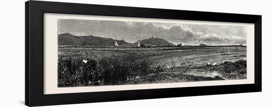Distant View of Rye, Kent, UK-null-Framed Giclee Print