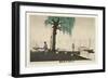 Distant View of Ryogoku from Motoyanagi Bridge, 1880-82-Kobayashi Kiyochika-Framed Premium Giclee Print