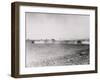 Distant View of Soldiers Walking to Destination-null-Framed Photographic Print