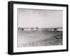 Distant View of Soldiers Walking to Destination-null-Framed Photographic Print
