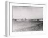 Distant View of Soldiers Walking to Destination-null-Framed Photographic Print