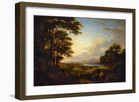 Distant View of Stirling, 1827-Alexander Nasmyth-Framed Giclee Print