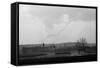 Distant View of Storm Damaged Land Area-null-Framed Stretched Canvas