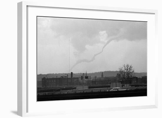 Distant View of Storm Damaged Land Area-null-Framed Photographic Print