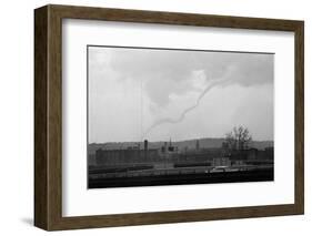 Distant View of Storm Damaged Land Area-null-Framed Photographic Print