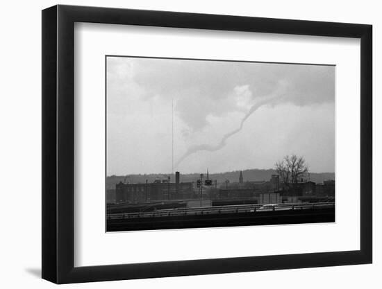 Distant View of Storm Damaged Land Area-null-Framed Photographic Print