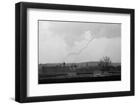 Distant View of Storm Damaged Land Area-null-Framed Photographic Print