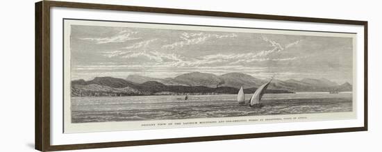 Distant View of the Laurium Mountains and Ore-Smelting Works at Ergasteria, Coast of Attica-null-Framed Giclee Print