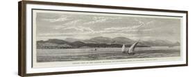 Distant View of the Laurium Mountains and Ore-Smelting Works at Ergasteria, Coast of Attica-null-Framed Giclee Print