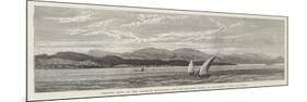 Distant View of the Laurium Mountains and Ore-Smelting Works at Ergasteria, Coast of Attica-null-Mounted Giclee Print