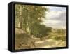 Distant View of the River Clyde-Horatio Mcculloch-Framed Stretched Canvas