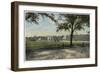 Distant View of the Royal Artillery Barracks at Woolwich, South-East London-null-Framed Photographic Print