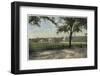 Distant View of the Royal Artillery Barracks at Woolwich, South-East London-null-Framed Photographic Print