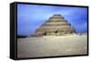 Distant View of the Step Pyramid of King Djoser (Zozer), Saqqara, Egypt, 3rd Dynasty, C2600 Bc-Imhotep-Framed Stretched Canvas