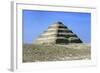 Distant View of the Step Pyramid of King Djoser (Zozer), Saqqara, Egypt, 3rd Dynasty, C2600 Bc-Imhotep-Framed Photographic Print