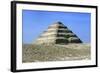 Distant View of the Step Pyramid of King Djoser (Zozer), Saqqara, Egypt, 3rd Dynasty, C2600 Bc-Imhotep-Framed Photographic Print