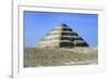 Distant View of the Step Pyramid of King Djoser (Zozer), Saqqara, Egypt, 3rd Dynasty, C2600 Bc-Imhotep-Framed Photographic Print