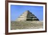 Distant View of the Step Pyramid of King Djoser (Zozer), Saqqara, Egypt, 3rd Dynasty, C2600 Bc-Imhotep-Framed Photographic Print