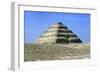 Distant View of the Step Pyramid of King Djoser (Zozer), Saqqara, Egypt, 3rd Dynasty, C2600 Bc-Imhotep-Framed Photographic Print