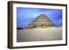 Distant View of the Step Pyramid of King Djoser (Zozer), Saqqara, Egypt, 3rd Dynasty, C2600 Bc-Imhotep-Framed Photographic Print