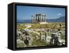 Distant View of the Temple of Apollo at Corinth-Bettmann-Framed Stretched Canvas