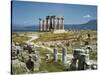 Distant View of the Temple of Apollo at Corinth-Bettmann-Stretched Canvas