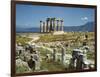 Distant View of the Temple of Apollo at Corinth-Bettmann-Framed Photographic Print