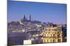 Distant View to Montmartre and Sacre Coeur, Paris, France, Europe-Neil-Mounted Photographic Print