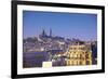 Distant View to Montmartre and Sacre Coeur, Paris, France, Europe-Neil-Framed Photographic Print