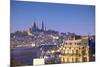 Distant View to Montmartre and Sacre Coeur, Paris, France, Europe-Neil-Mounted Photographic Print