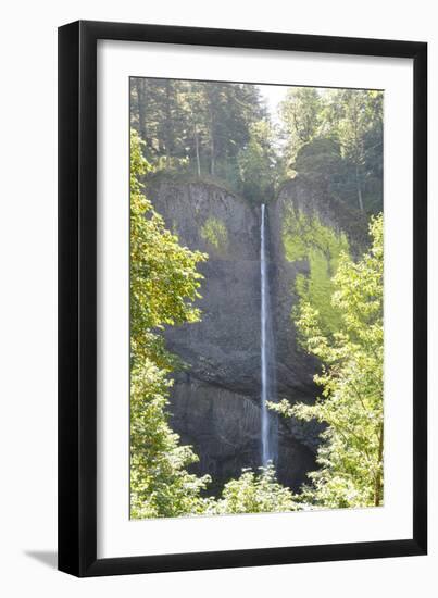 Distant Waterfall-Logan Thomas-Framed Photographic Print