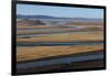 Distant Yaks Graze on the Banks of the Yellow River in Sichuan Province, China, Asia-Alex Treadway-Framed Photographic Print