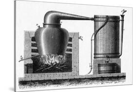 Distillation Apparatus, 18th Century-CCI Archives-Stretched Canvas