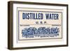 Distilled Water-null-Framed Art Print