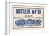 Distilled Water-null-Framed Art Print