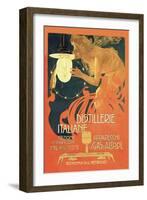 Distillerie Italiane (Italian Distillery)-Leopoldo Metlicovitz-Framed Art Print