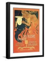 Distillerie Italiane (Italian Distillery)-Leopoldo Metlicovitz-Framed Art Print