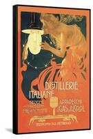 Distillerie Italiane (Italian Distillery)-Leopoldo Metlicovitz-Framed Stretched Canvas